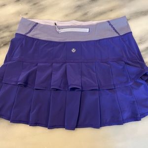 Lulu Lemon Pace Setter Skirt 8 tall